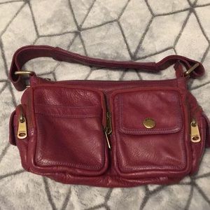Marc Jacobs leather zippered shoulder bag